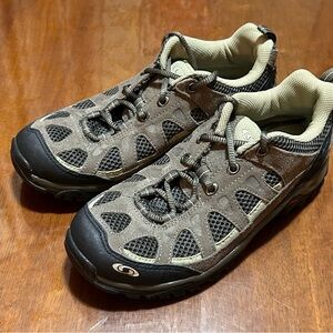 Salomon Women's Exit Aero Gray Black Hiking Shoe Contagrip 440688 US Size 6